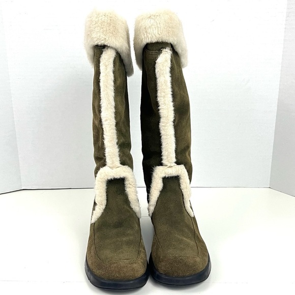 Aerosoles Squished Suede Leather Boots - Size 8 - Picture 4 of 14